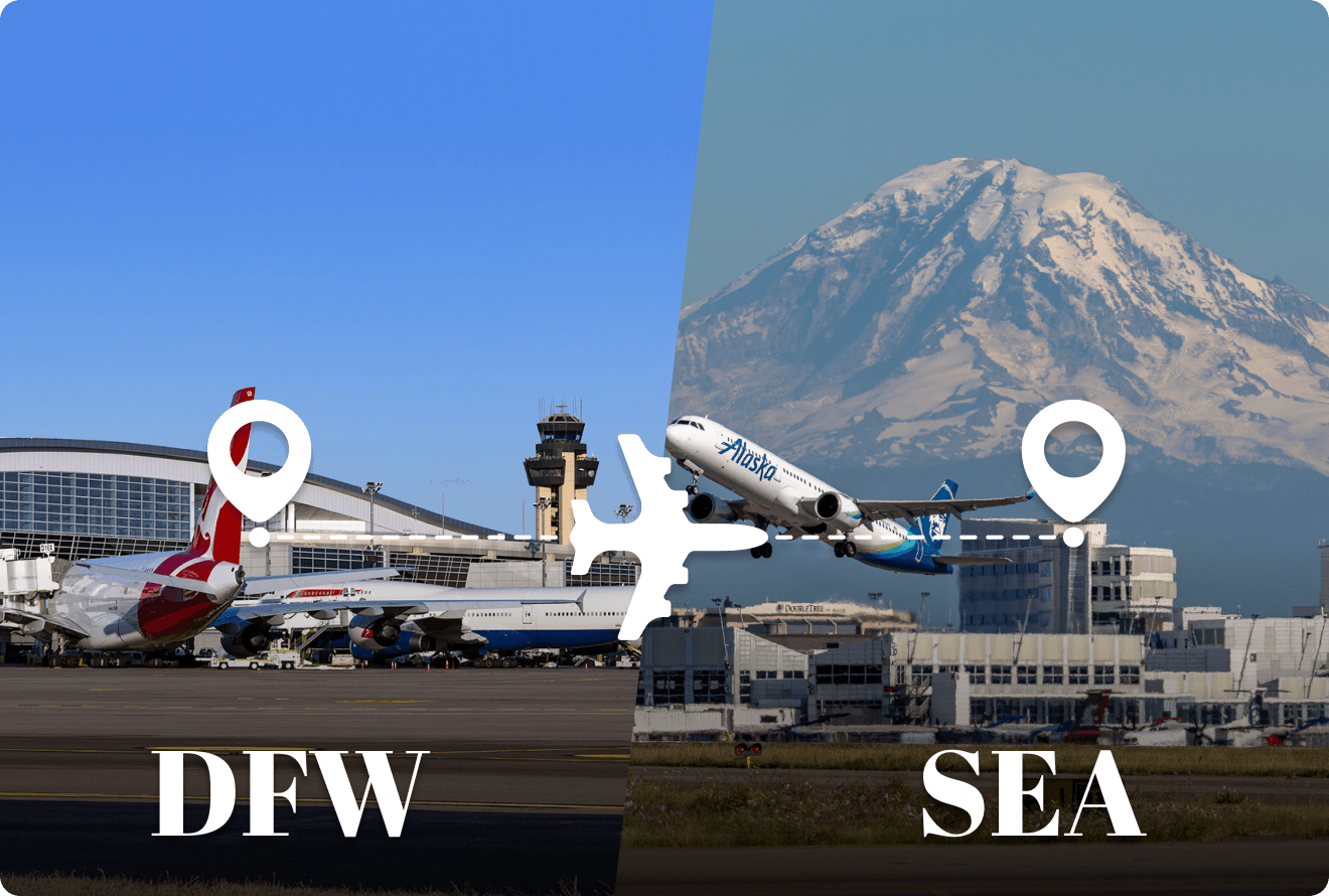 Dallas to Seattle Flights – Airlines, Times & Ticket Deals