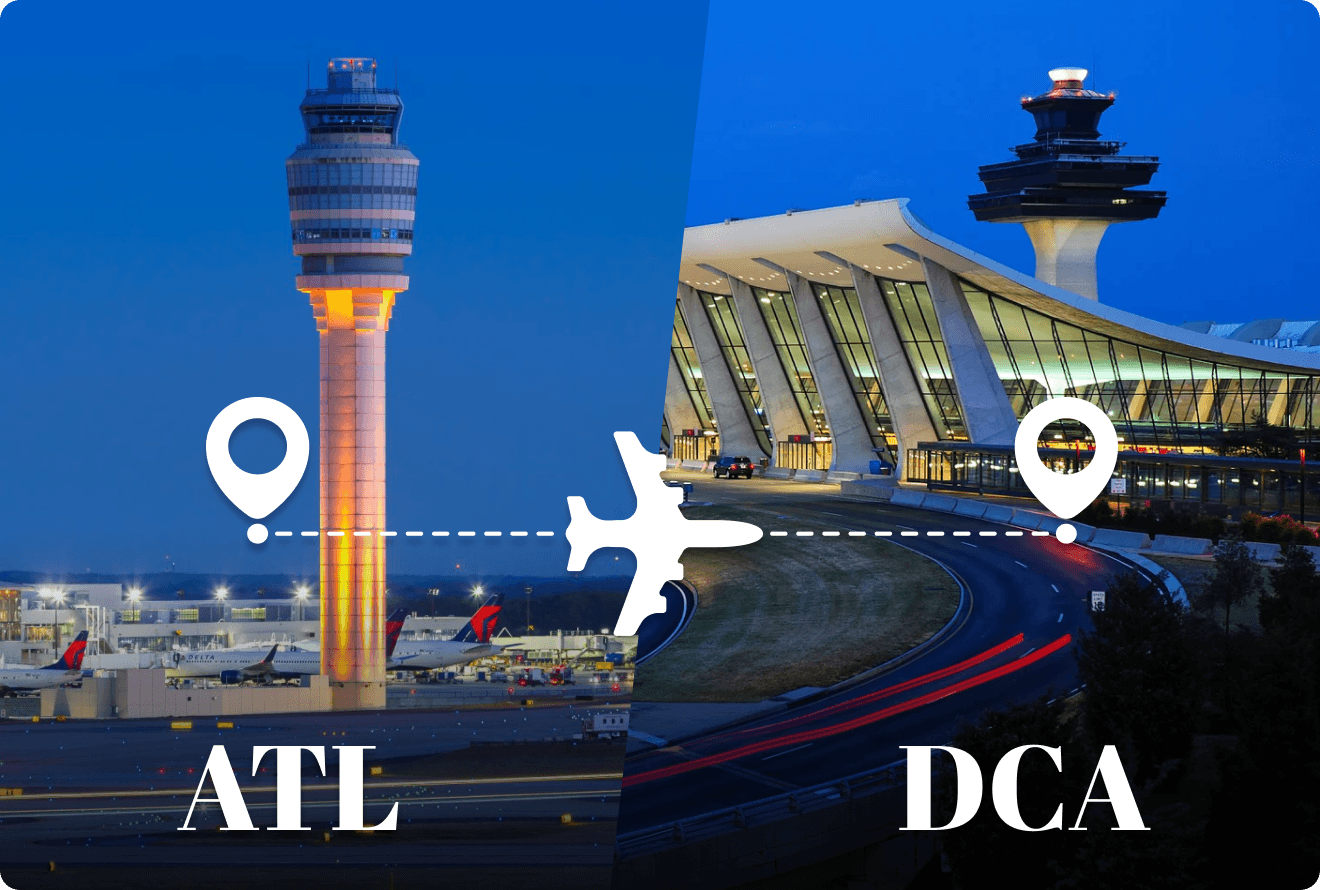 Book Atlanta to Washington Flights