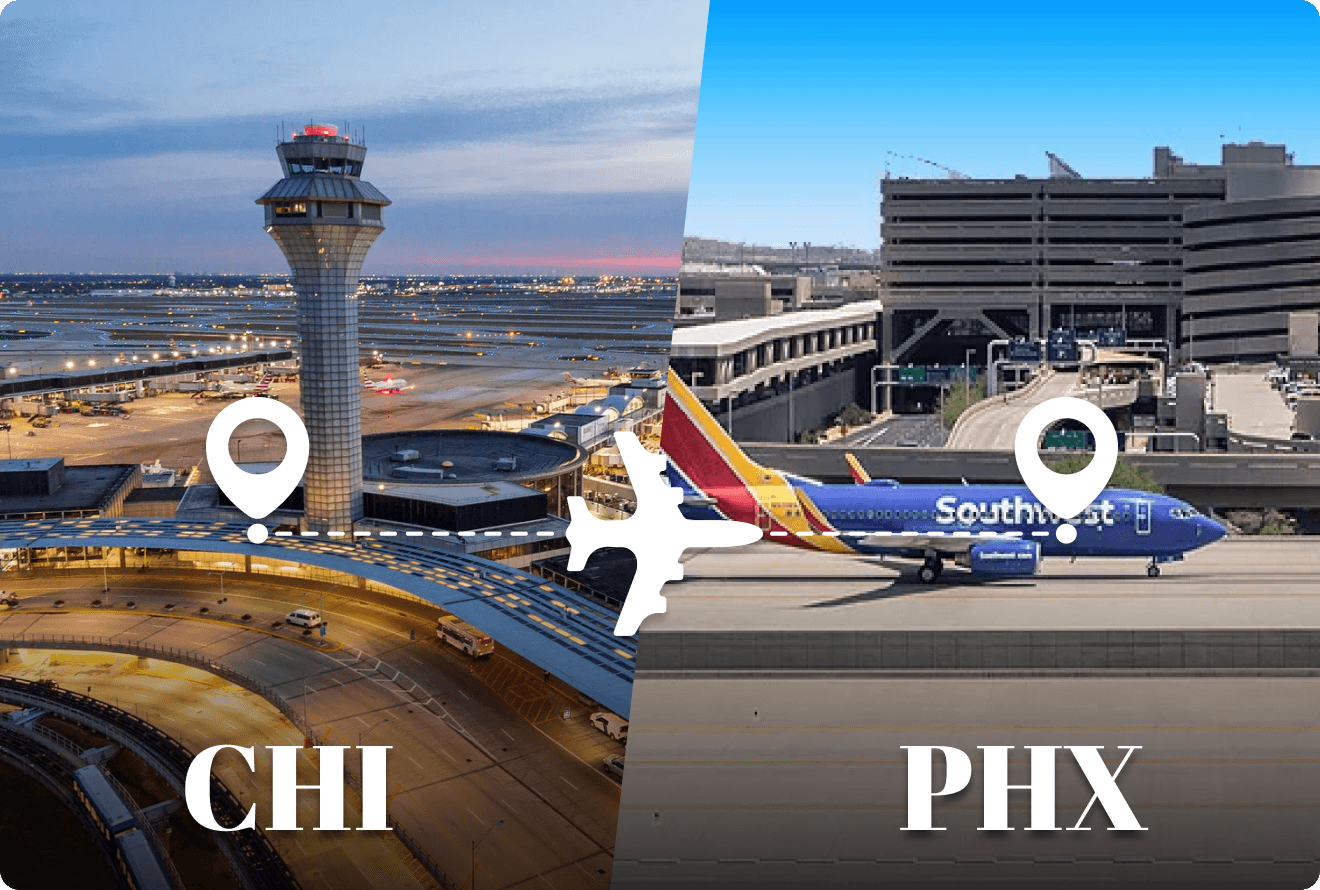 Compare Airlines Flying CHI to PHX & Book Cheap