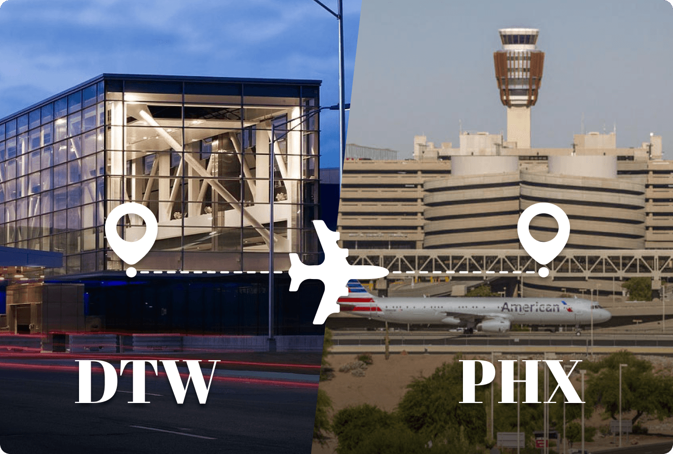 Cheap Flights from Detroit to Phoenix (DTW to PHX)