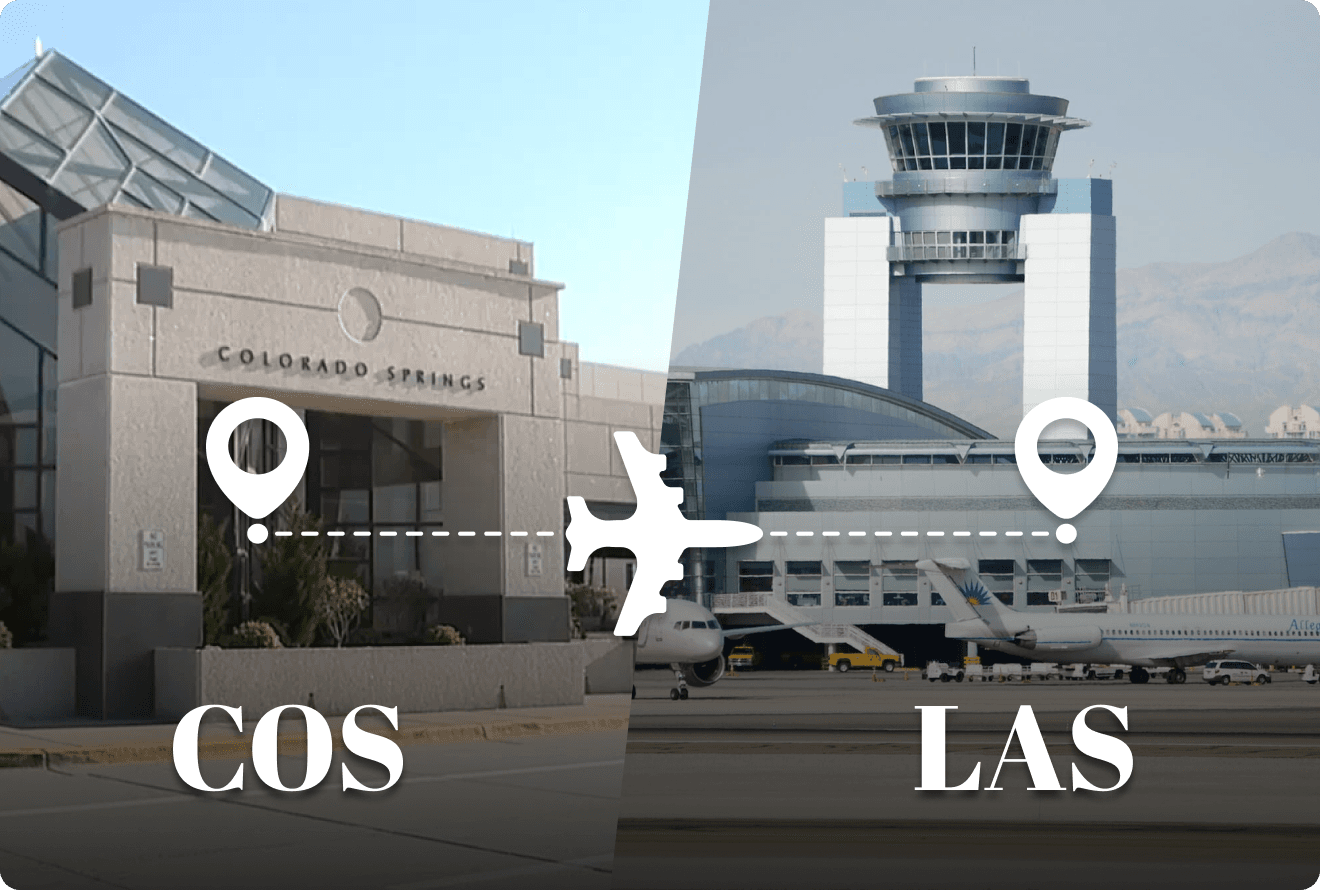 Book Colorado Springs to Las Vegas