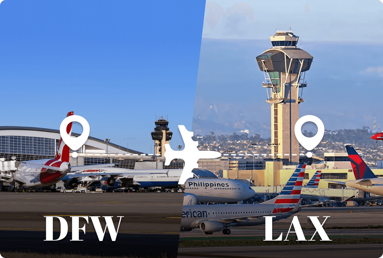 Cheap flights from Dallas to Los Angeles (DFW to LAX)