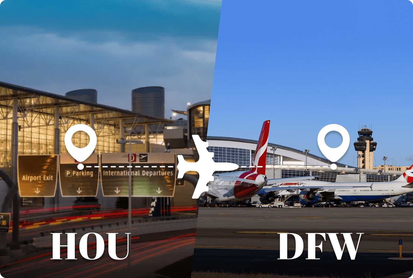 Book Cheap Flight from HOU to DAL With Best Airfares